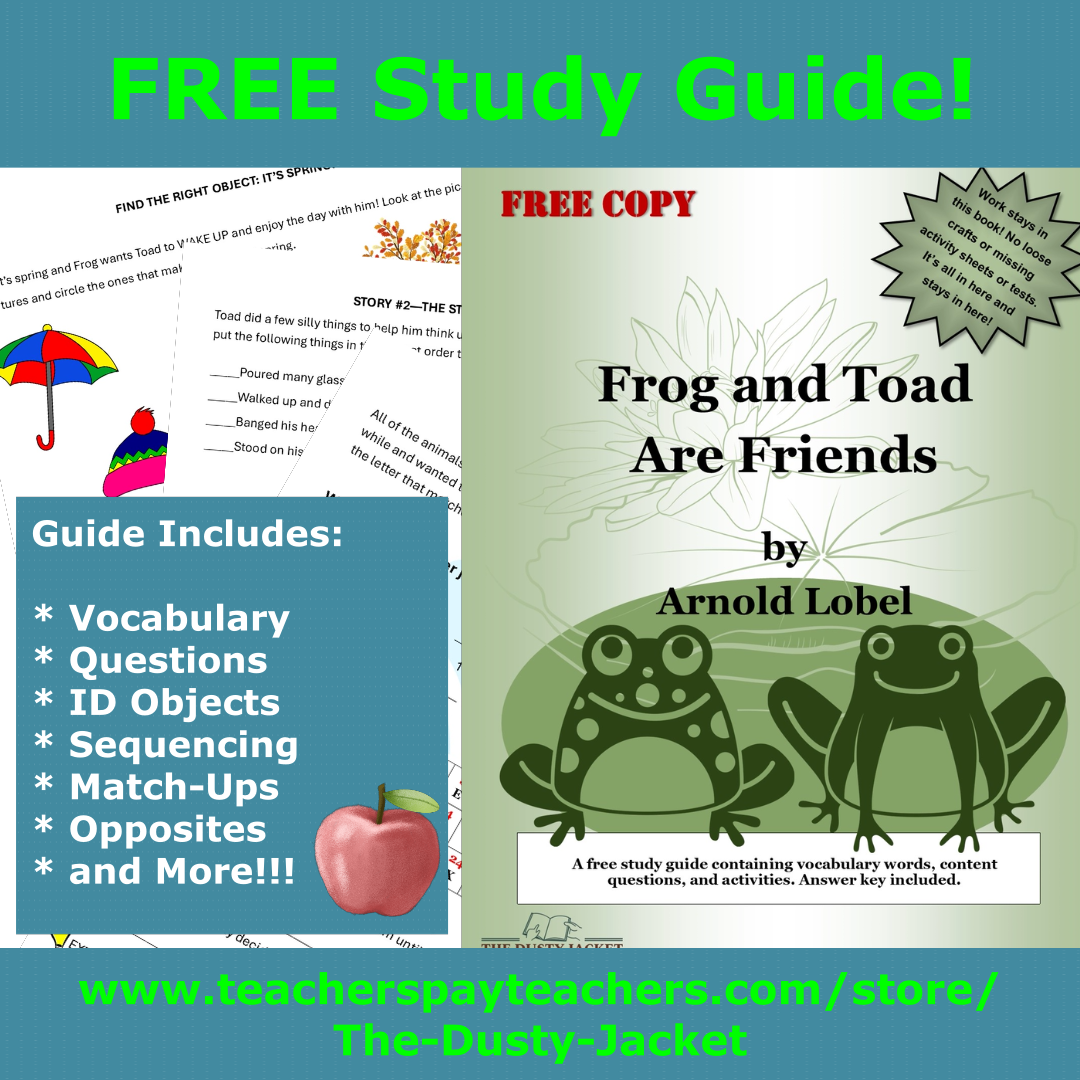 FREE Study Guide! Frog and Toad Are Friends by Arnold Lobel – The Dusty ...