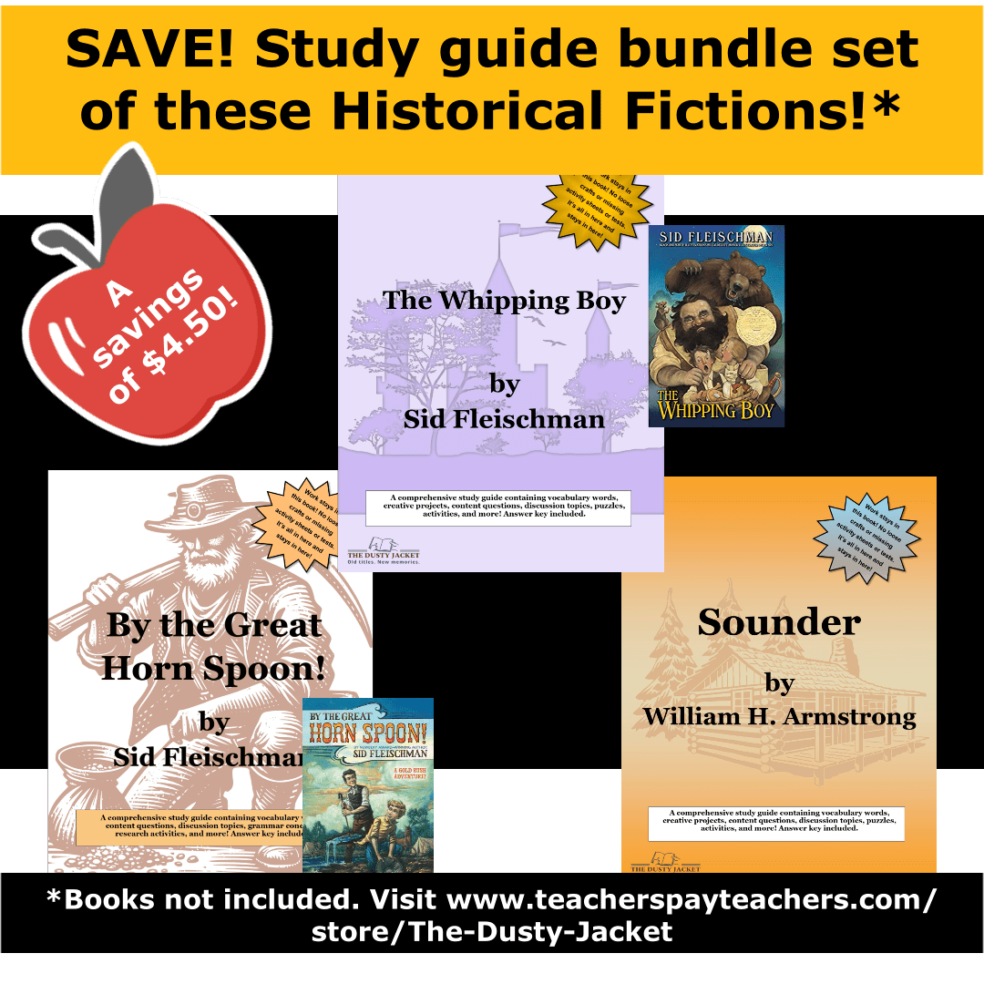 SAVE on this Historical Fiction Study Guide Bundle&nbsp;#1
