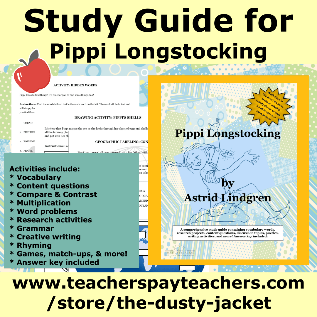 Study Guide: Pippi Longstocking by Astrid&nbsp;Lindgren