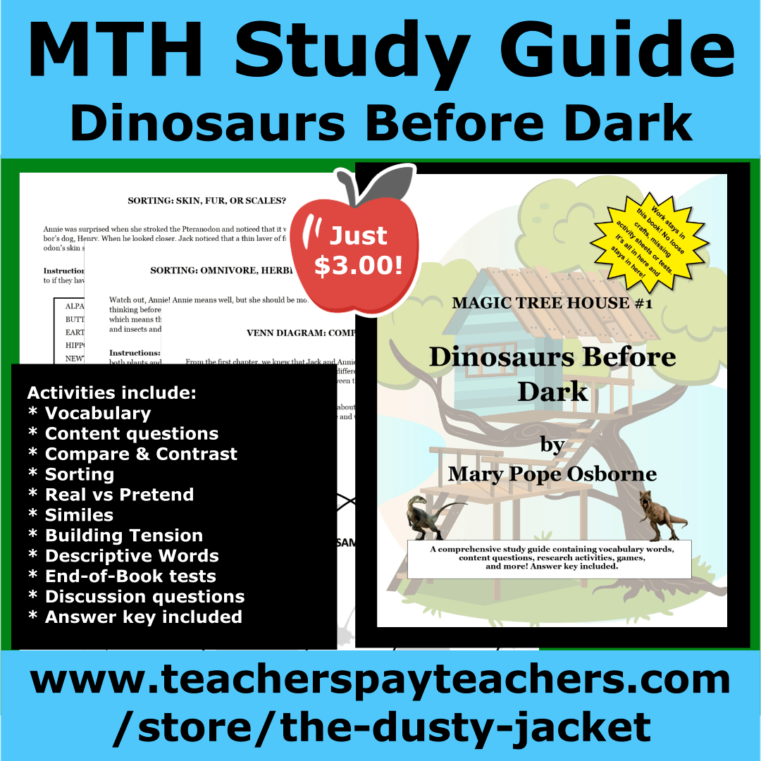 $3 Study Guide! Magic Tree House&nbsp;#1