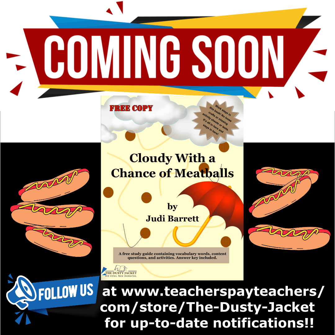Coming Soon! A FREE Study Guide for Cloudy With a Chance of&nbsp;Meatballs