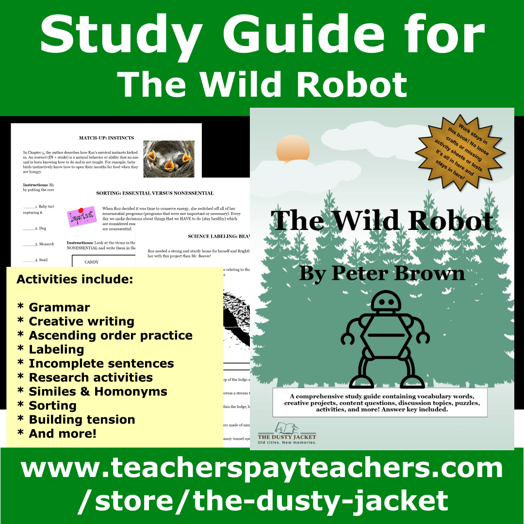 Study Guide: The Wild Robot by Peter&nbsp;Brown