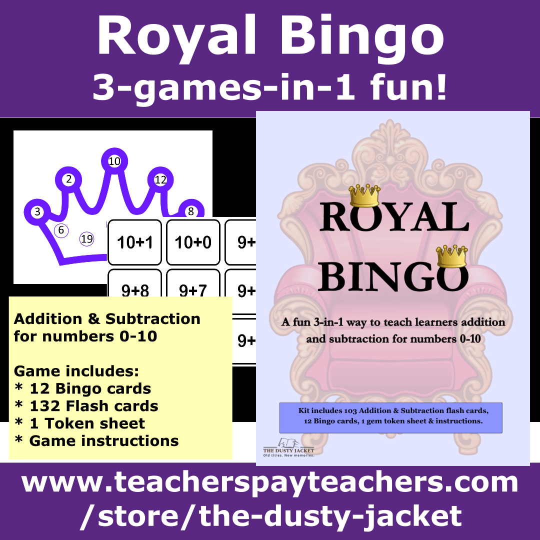Royal Bingo: Addition & Subtraction for Numbers&nbsp;0-10