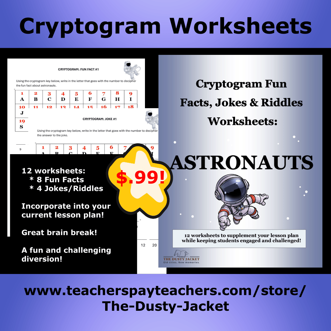 Cryptogram Worksheets: Astronauts
