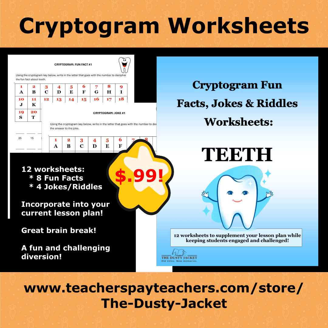 Cryptogram Worksheets: Teeth