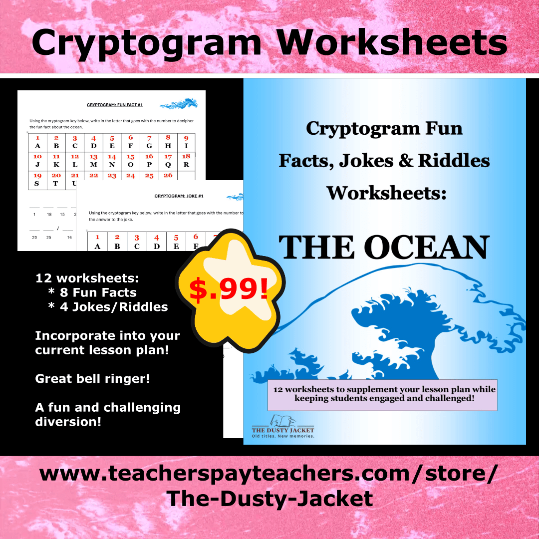 Cryptogram Worksheets: The&nbsp;Ocean