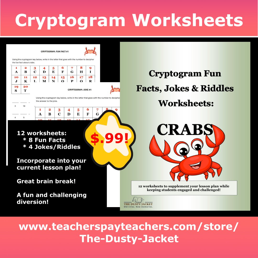 Cryptogram Worksheets: Crabs