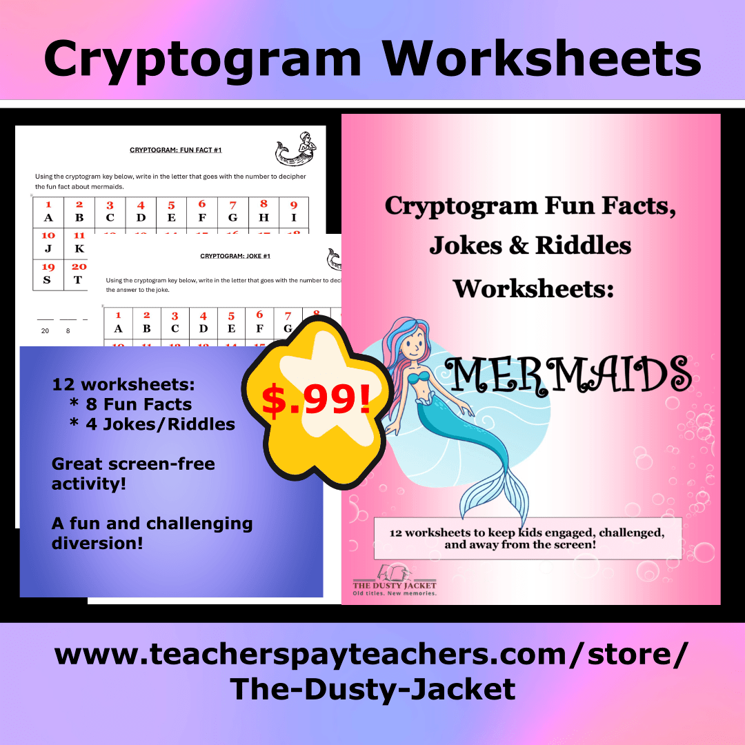 Cryptogram Worksheets: Mermaids