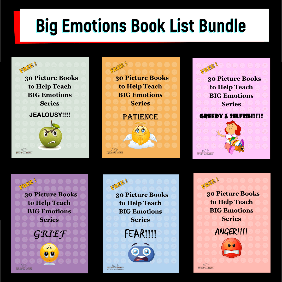 6 BIG Emotions Book Lists Bundled into 1 Easy-to-Download File!