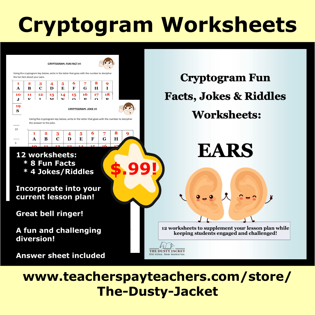 Cryptogram Worksheets: Ears