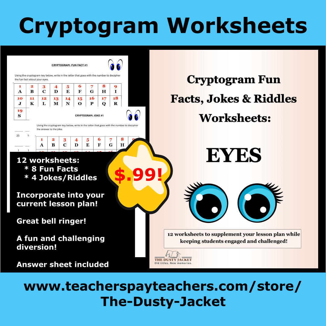 Cryptogram Worksheets: Eyes