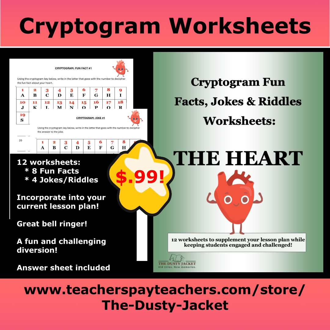 Cryptogram Worksheets: The&nbsp;Heart