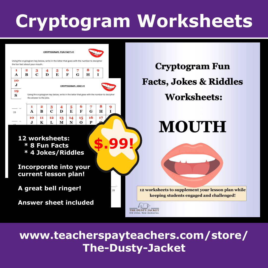 Cryptogram Worksheets: Mouth