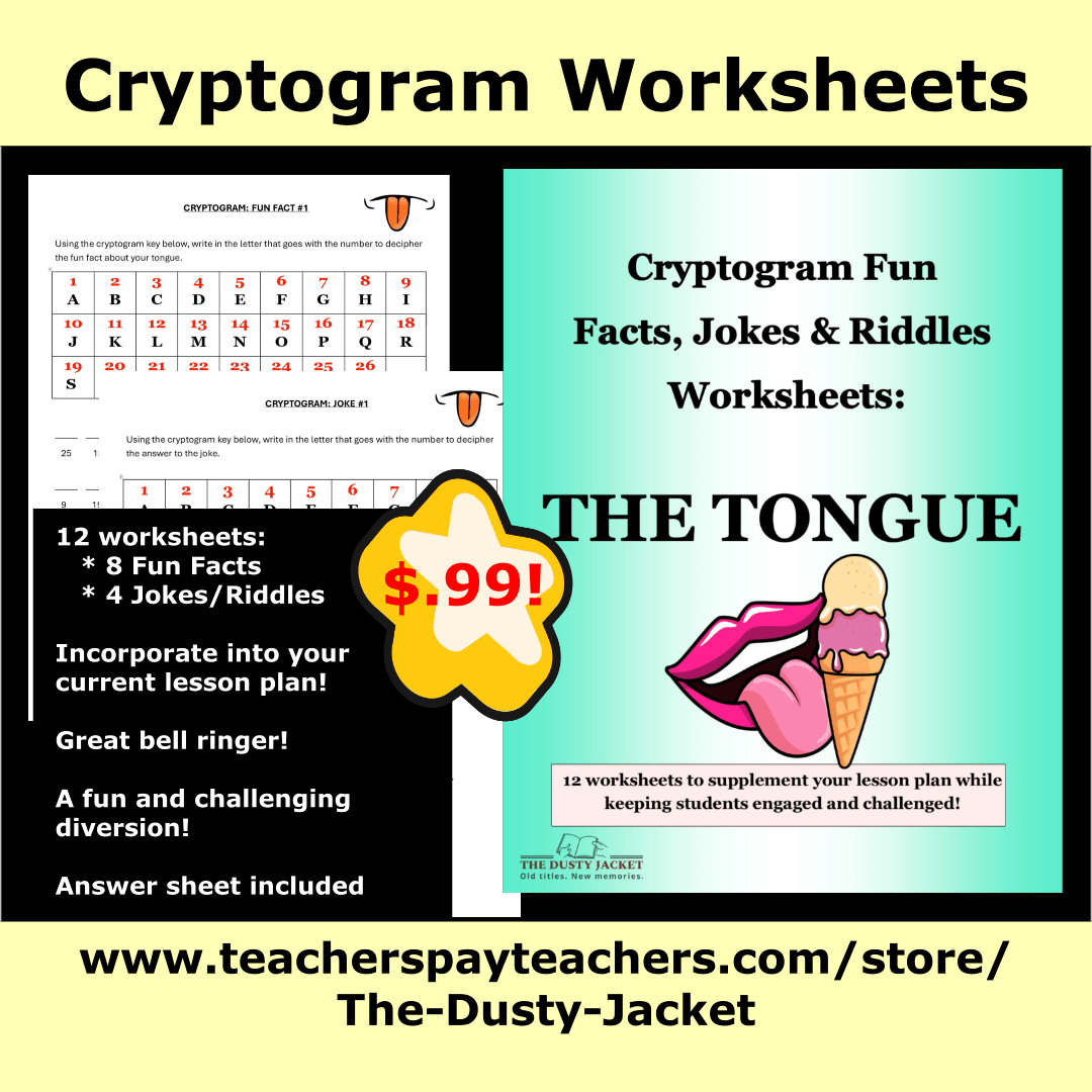 Cryptogram Worksheets: The&nbsp;Tongue