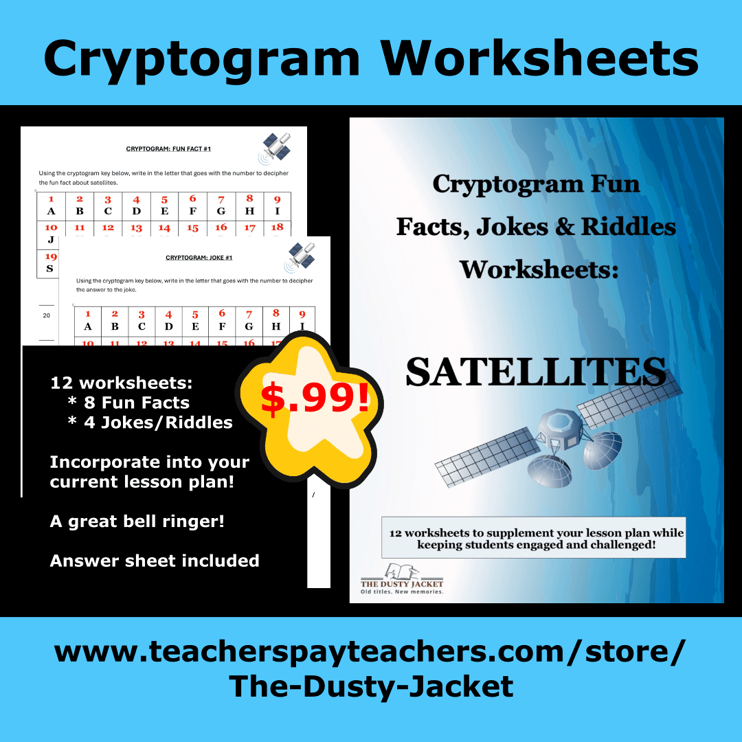 Cryptogram Worksheets: Satellites