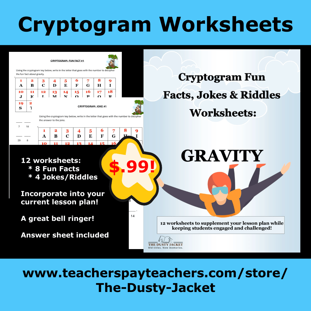 Cryptogram Worksheets: Gravity